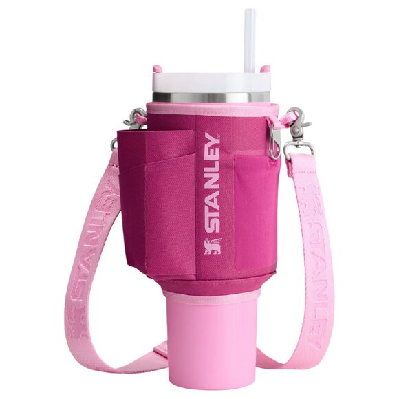 Stanley Fuschia Pink The All Day 40 OZ Quencher Carry-All - Picture 1 of 10